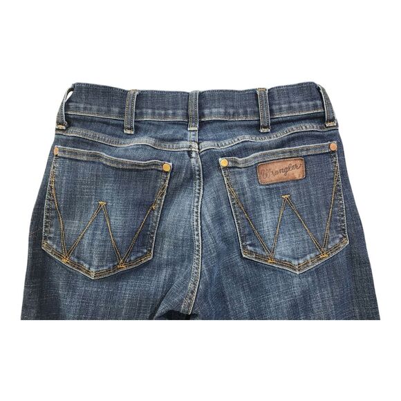 Wrangler Jeans Men's 29x32 Retro Slim Boot Blue Bootcut Cowboy Rodeo Western - Picture 3 of 9